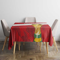 Canada WC2026 Soccer Tablecloth Les Rouges