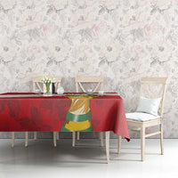 Canada WC2026 Soccer Tablecloth Les Rouges
