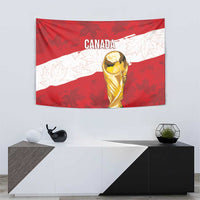 Canada WC2026 Soccer Tapestry Les Rouges