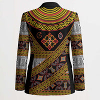 Cameroon Bamenda Toghu Inspired Blazer Classic Motifs