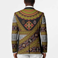Cameroon Bamenda Toghu Inspired Blazer Classic Motifs