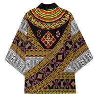 Cameroon Bamenda Toghu Inspired Kimono Classic Motifs