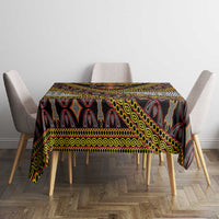 Cameroon Bamenda Toghu Inspired Tablecloth Classic Motifs