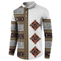 Cameroon Ndop Atoghu Inspired Button Sweatshirt