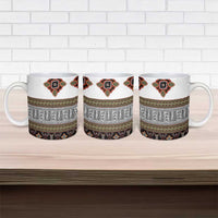 Cameroon Ndop Atoghu Inspired Ceramic Mug