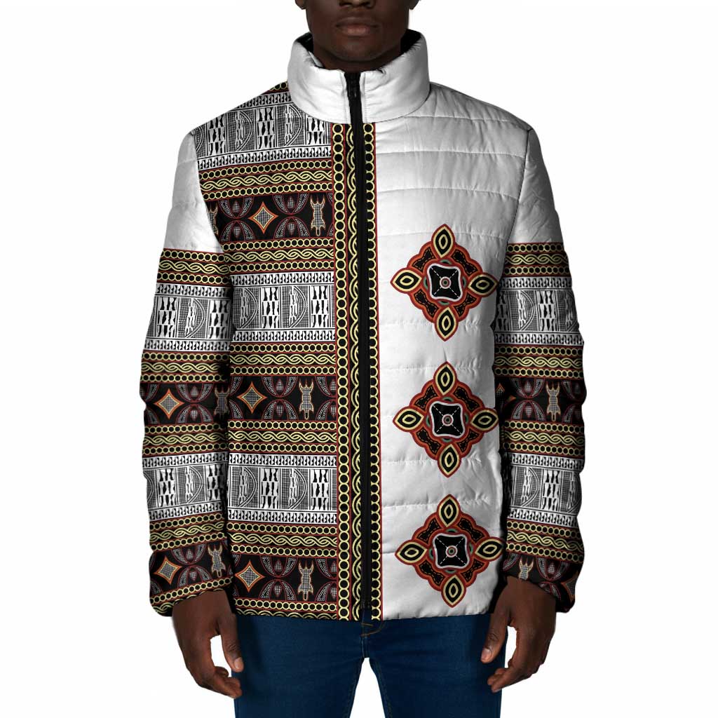 Cameroon Ndop Atoghu Inspired Padded Jacket