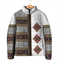 Cameroon Ndop Atoghu Inspired Padded Jacket
