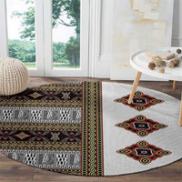 Cameroon Ndop Atoghu Inspired Round Carpet