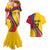 Personalised Colombia Football Couples Matching Mermaid Dress And Hawaiian Shirt World Cup 2023 Chicas Superpoderosas LT7 - Wonder Print Shop