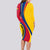 Colombia Football Long Sleeve Bodycon Dress World Cup 2023 Chicas Superpoderosas - Wonder Print Shop