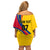 Colombia Football Off Shoulder Short Dress World Cup 2023 Chicas Superpoderosas - Wonder Print Shop