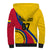 Personalised Colombia Football Sherpa Hoodie World Cup 2023 Chicas Superpoderosas - Wonder Print Shop