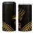 Ancient Egypt Eye of Horus 4 in 1 Can Cooler Tumbler Gold Intricate Feathers