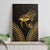 Ancient Egypt Eye of Horus Canvas Wall Art Gold Intricate Feathers