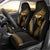 Ancient Egypt Eye of Horus Car Seat Cover Gold Intricate Feathers