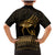 Ancient Egypt Eye of Horus Family Matching Mermaid Dress and Hawaiian Shirt Gold Intricate Feathers