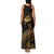 Ancient Egypt Eye of Horus Family Matching Tank Maxi Dress and Hawaiian Shirt Gold Intricate Feathers