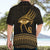 Ancient Egypt Eye of Horus Hawaiian Shirt Gold Intricate Feathers