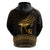 Ancient Egypt Eye of Horus Hoodie Gold Intricate Feathers