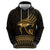 Ancient Egypt Eye of Horus Hoodie Gold Intricate Feathers