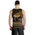 Ancient Egypt Eye of Horus Men Tank Top Gold Intricate Feathers