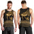 Ancient Egypt Eye of Horus Men Tank Top Gold Intricate Feathers