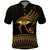 Ancient Egypt Eye of Horus Polo Shirt Gold Intricate Feathers