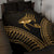 Ancient Egypt Eye of Horus Quilt Bed Set Gold Intricate Feathers