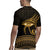 Ancient Egypt Eye of Horus Rugby Jersey Gold Intricate Feathers