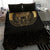 Ancient Egypt Scarab Bedding Set Black Gold