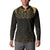 Ancient Egypt Scarab Button Sweatshirt Black Gold