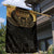 Ancient Egypt Scarab Garden Flag Black Gold