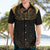 Ancient Egypt Scarab Hawaiian Shirt Black Gold