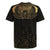 Ancient Egypt Scarab Rugby Jersey Black Gold