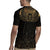 Ancient Egypt Scarab Rugby Jersey Black Gold