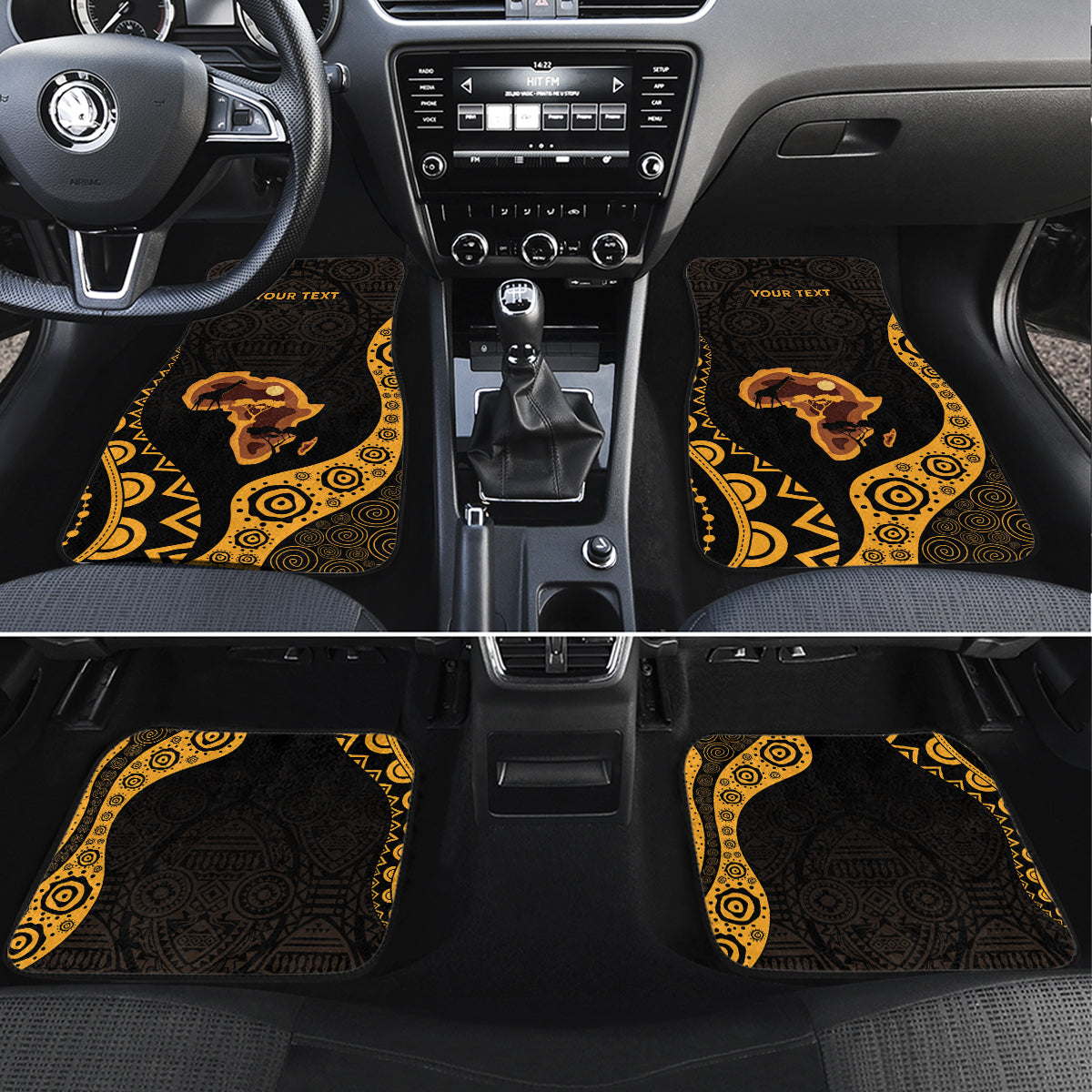 Africa Day Personalized Car Mats Ethnic Retro Style LT7 - Wonder Print Shop