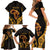 Africa Day Personalized Family Matching Short Sleeve Bodycon Dress and Hawaiian Shirt Ethnic Retro Style - Wonder Print Shop