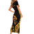 Africa Day Personalized Short Sleeve Bodycon Dress Ethnic Retro Style - Wonder Print Shop