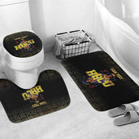 HBCU Grad Personalized Queen Poker Card Bathroom Set Golden Pattern
