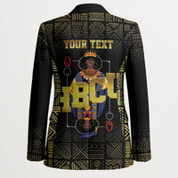 HBCU Grad Personalized Queen Poker Card Blazer Golden Pattern
