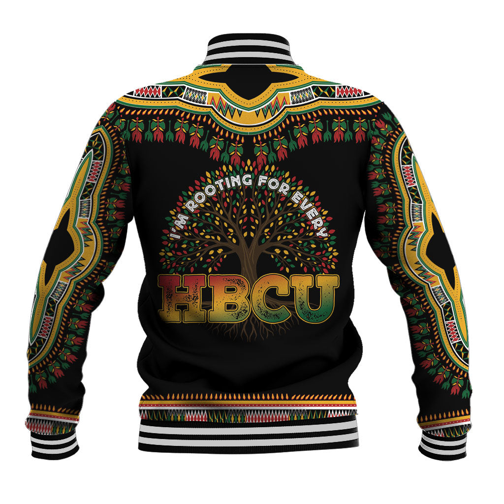 I'm Rooting For Every HBCU Dashiki Style Baseball Jacket