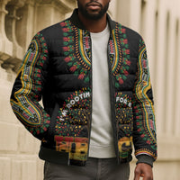 I'm Rooting For Every HBCU Dashiki Style Bomber Puffer Jacket
