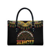 I'm Rooting For Every HBCU Dashiki Style Leather Bag