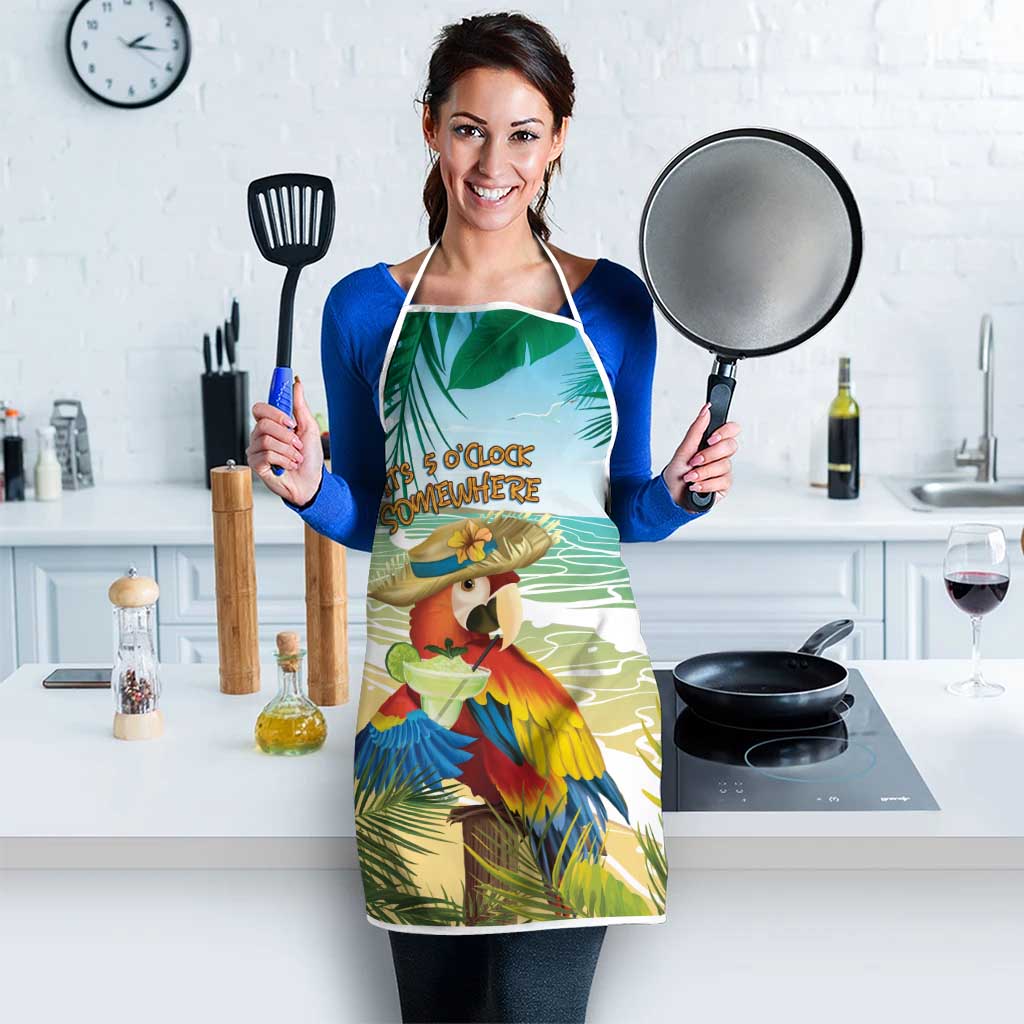 Aloha Hawaii It's 5 o'clock Somewhere Apron - Wonder Print Shop