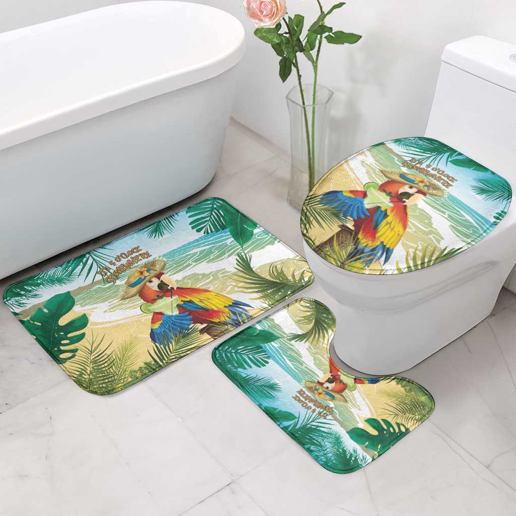 Aloha Hawaii It's 5 o'clock Somewhere Bathroom Set - Wonder Print Shop