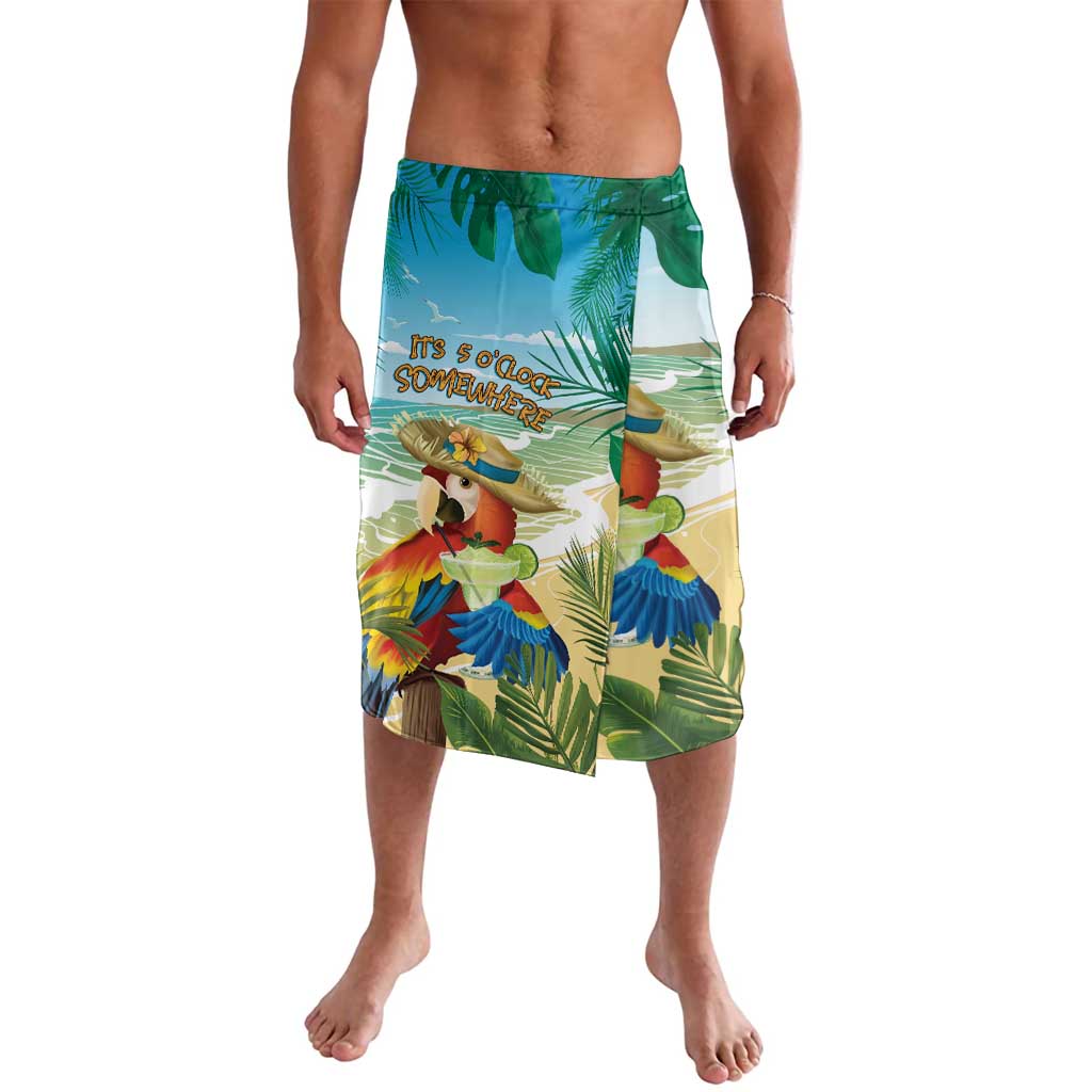 Aloha Hawaii It's 5 o'clock Somewhere Lavalava - Wonder Print Shop