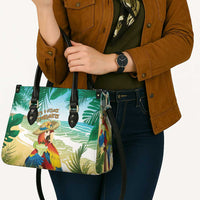 Aloha Hawaii It's 5 o'clock Somewhere Leather Bag - Wonder Print Shop