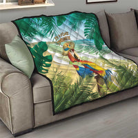 Aloha Hawaii It's 5 o'clock Somewhere Quilt - Wonder Print Shop