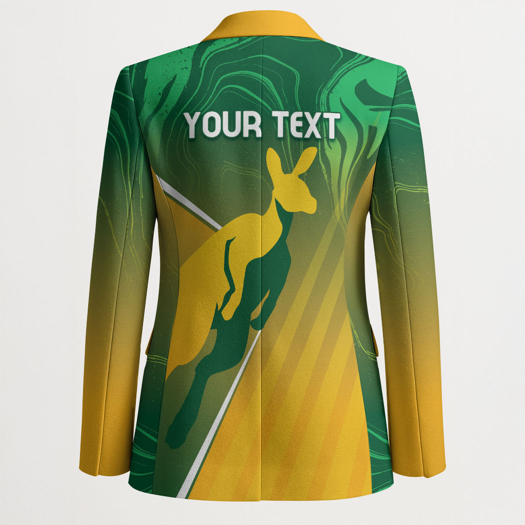 Australia Rugby Rivals Personalised Blazer Modern Motif