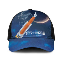 Artemis 2026 Moon Mission Baseball Net Cap Back To The Moon And Beyond